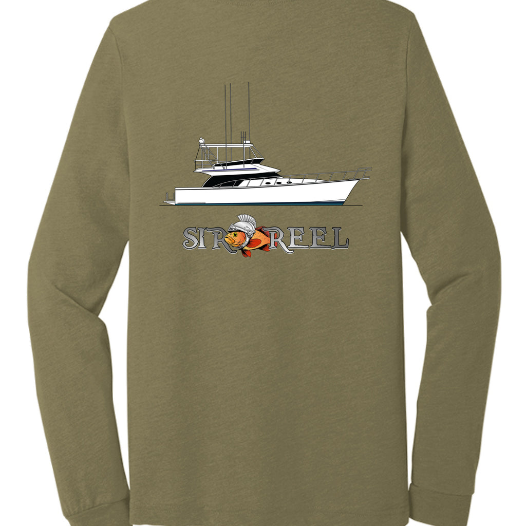 Olive Triblend - BACK