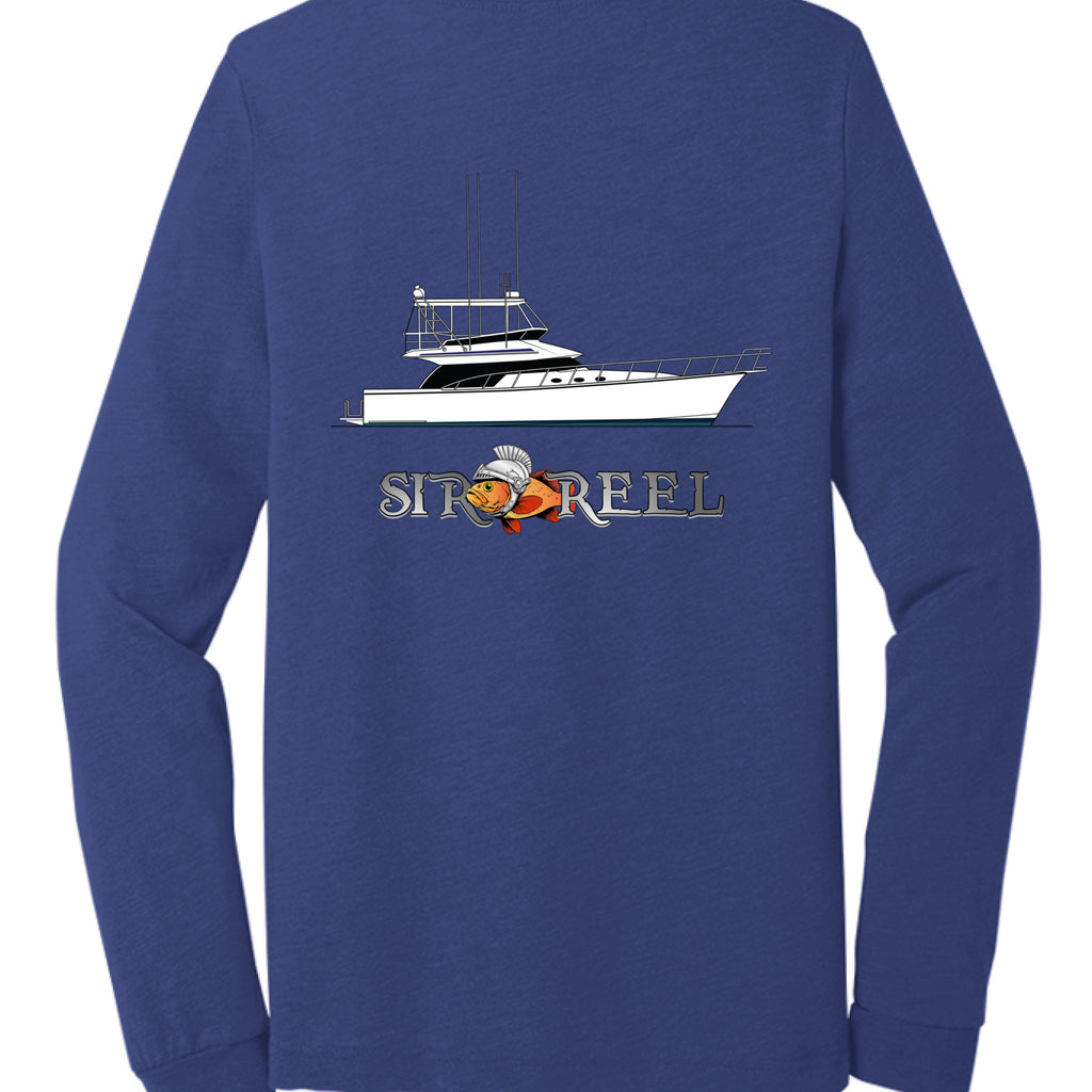 Navy Triblend - BACK